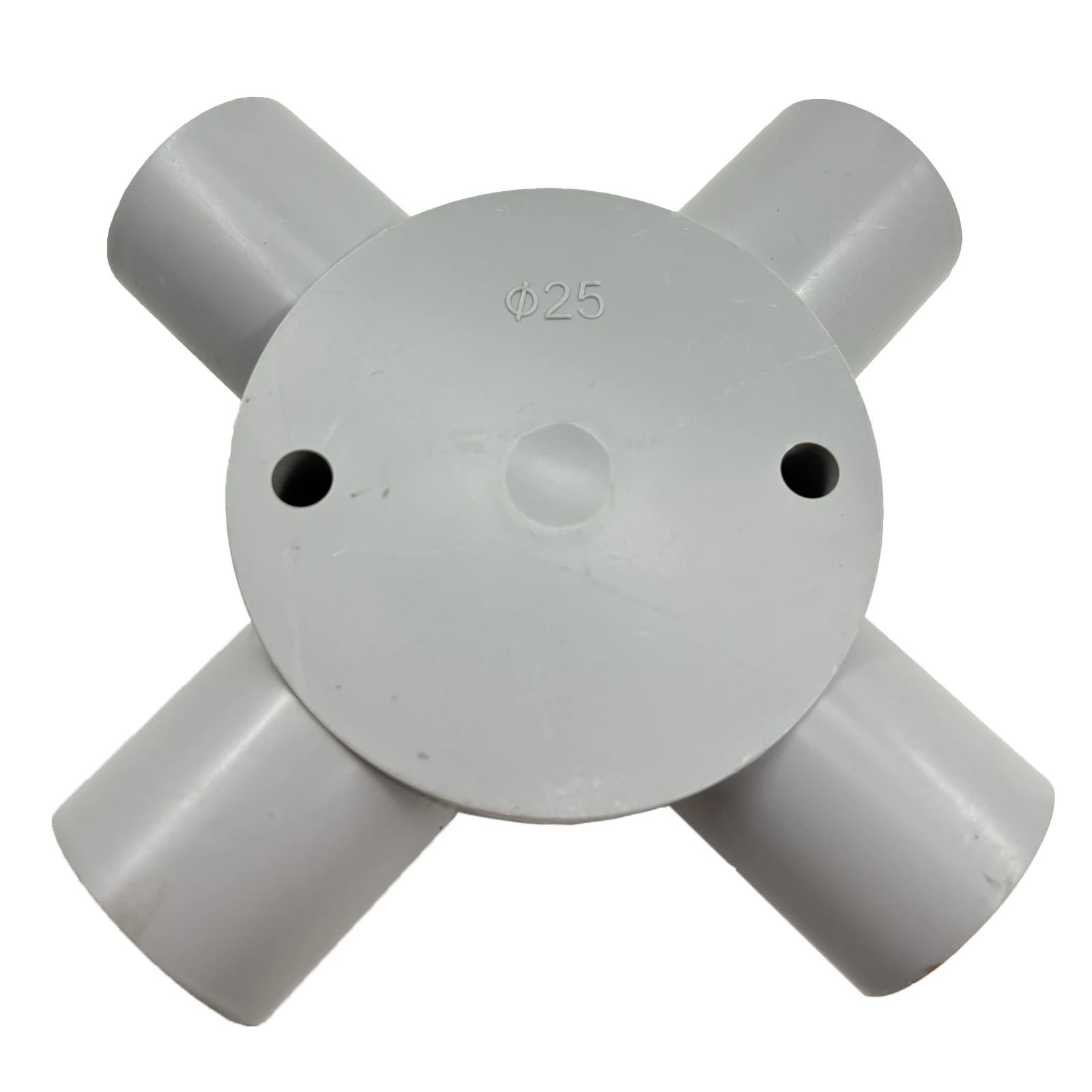Conduit-Junction-4-Way-25mm_IEW10023-A-Industrial-Electrical-Warehouse-Shop-Now