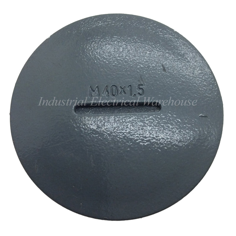 Conduit Entry Plug M40 x 1.5 Dark Gray