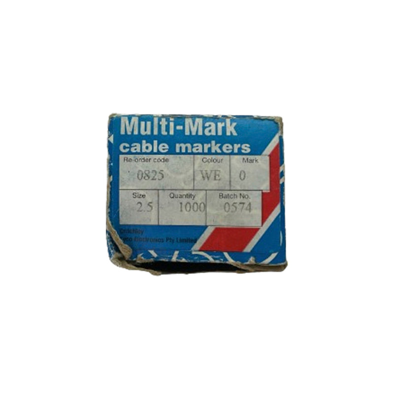Critchley MultiMark Kit Cable Marker Label Mark 0 Size 2.5mm 0825 950