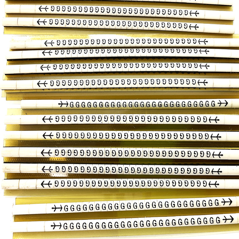 Critchley MultiMark Kit Cable Marker Label Mark G Size 2.5mm 0825