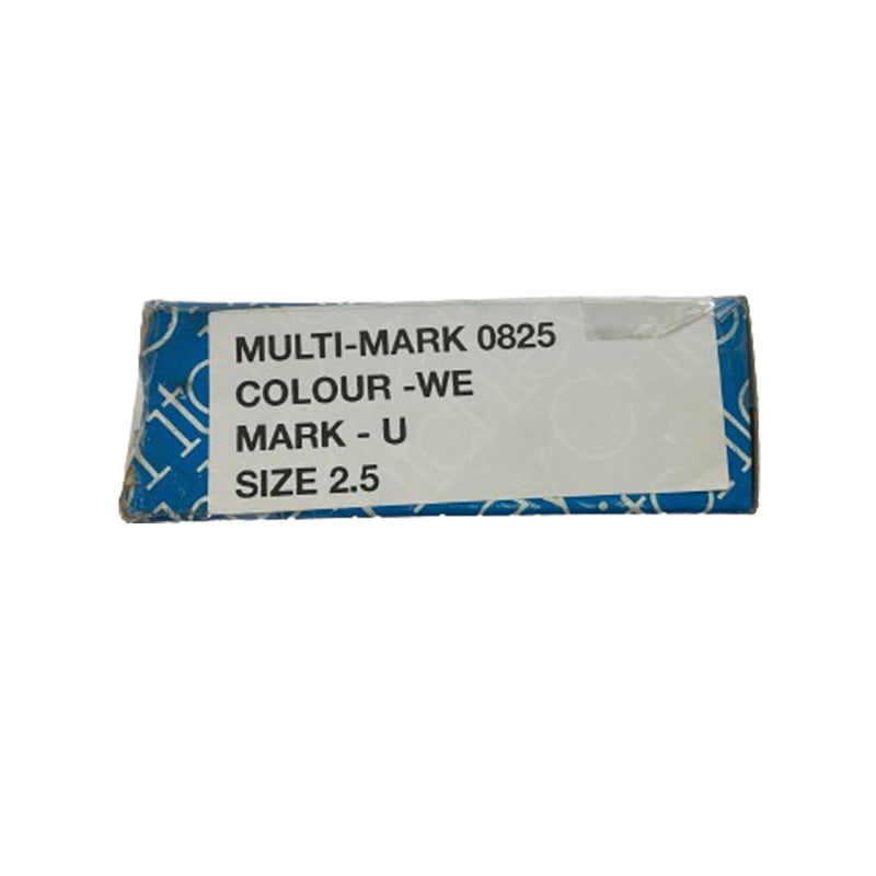 Critchley MultiMark Kit Cable Marker Label Mark U Size 2.5mm 0825 1000