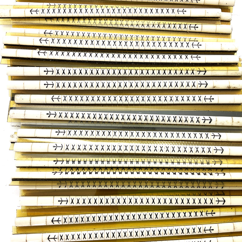 Critchley MultiMark Kit Cable Marker Label Mark X Size 2.5mm 0825