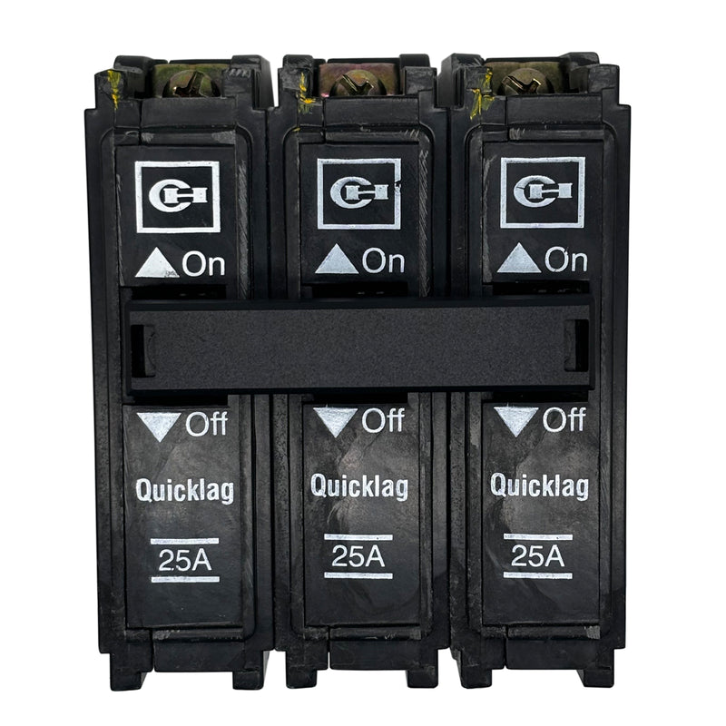 Eaton Klockner Moeller Quicklag Miniature Circuit Breaker MCB 3P 440V 25A Q325