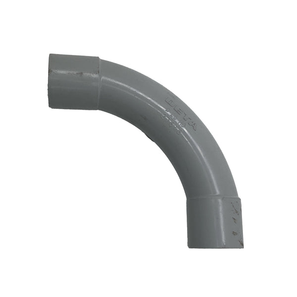 DETA Conduit Standard Bend PVC 25mm Grey 2761B