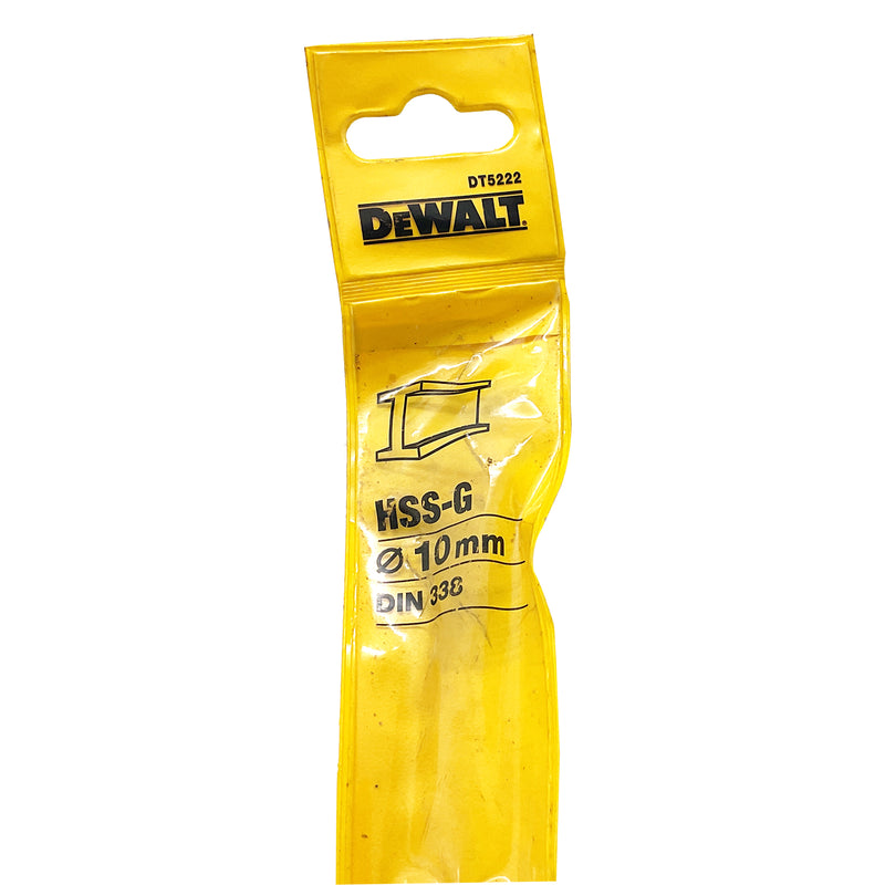 DeWalt HSS-G Metal Drill Bit 10mm DT5222