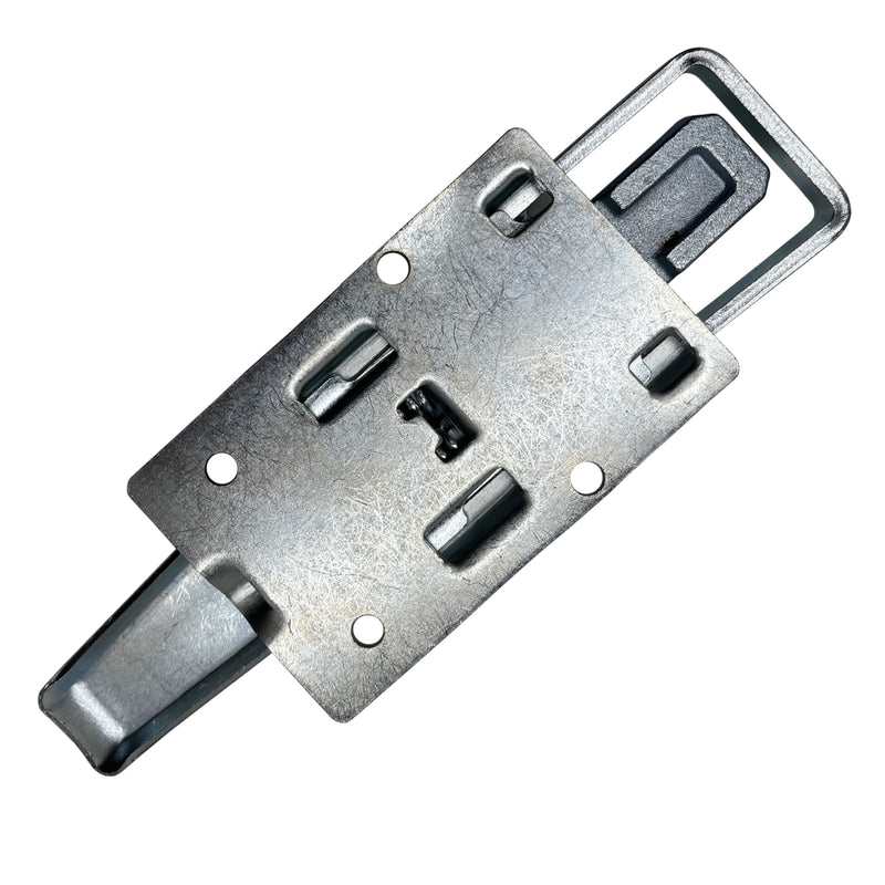 Door Lock Latch Zinc Plated Mounting Plate 145mm x 90mm