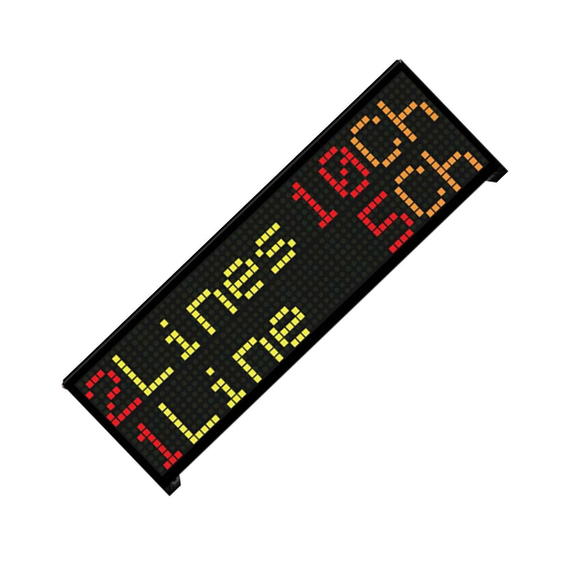 EZ Automation LED Shop Display 2 Lines 20 Character Tri-Colour EZMT-2L20C-E