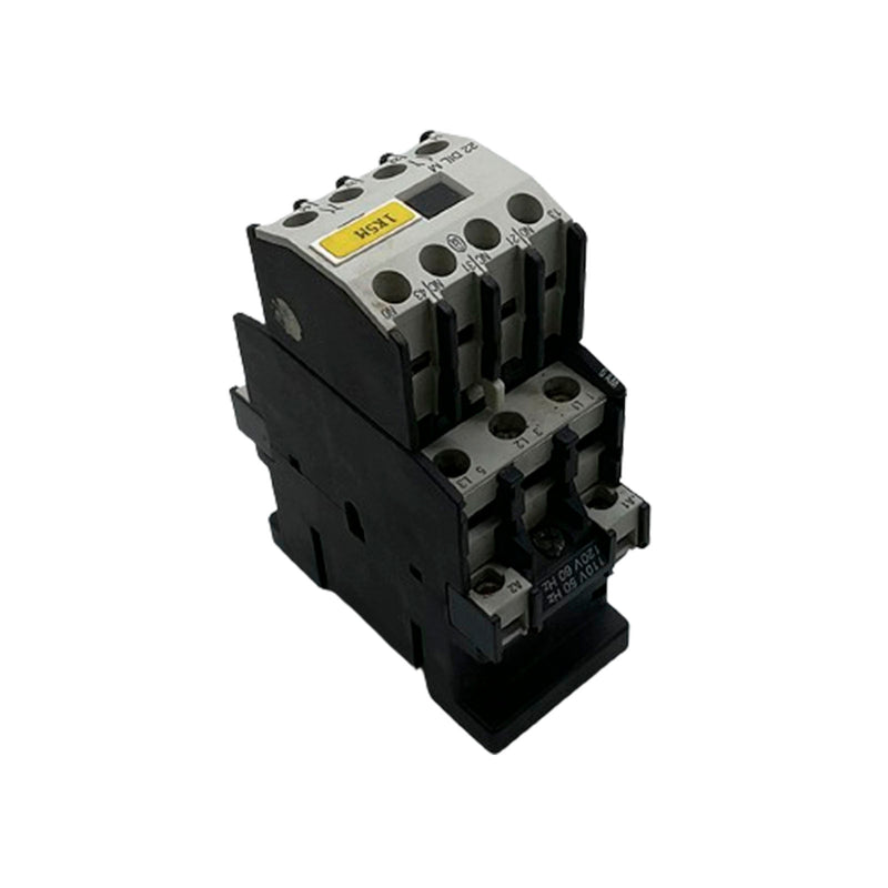 Eaton Klockner Moeller Contactor DIL0AM110V/50HZ/120V/60HZ Auxiliary 22DILM