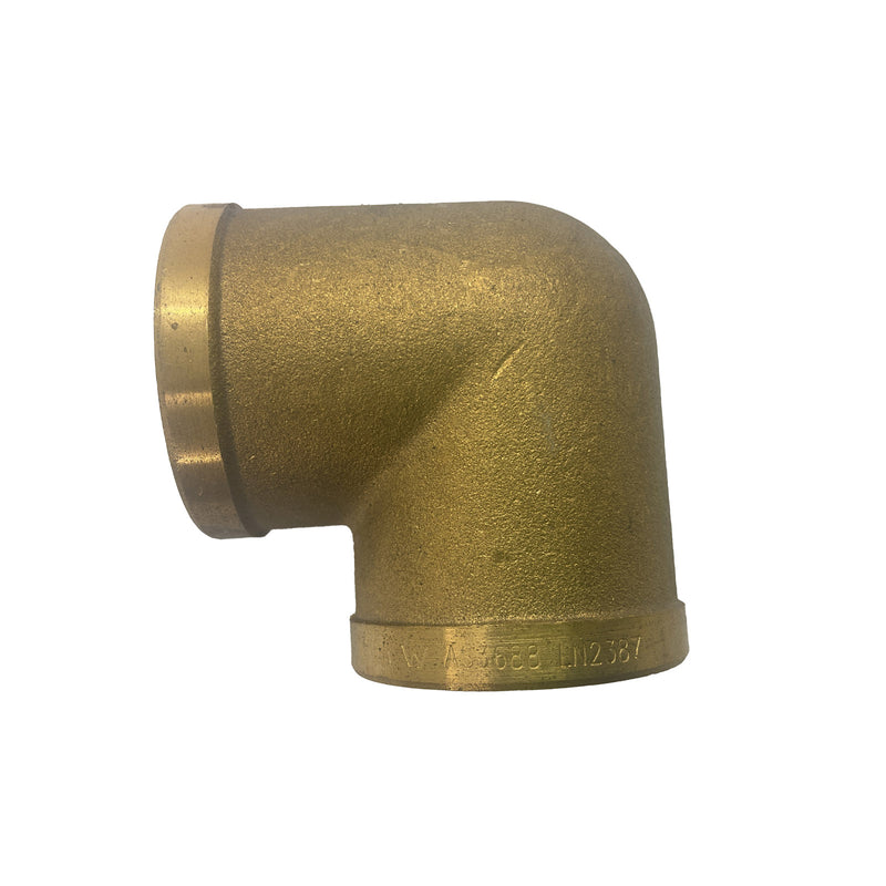 Elbow Pipe 90° Female to Female BSP Brass 1"