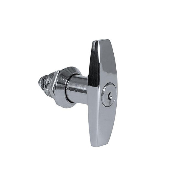 Eldon T-Handle With Cylinder Lock Chrome Plated ALT561