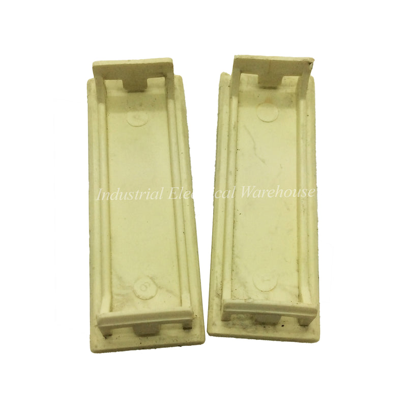 Electrical Switchboard Pole Fillers 50mm H x 20mm W Cream/White