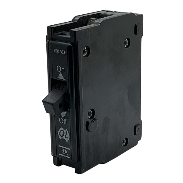 Email Quicklag Circuit Breaker 1-Pole 250V 8A N28