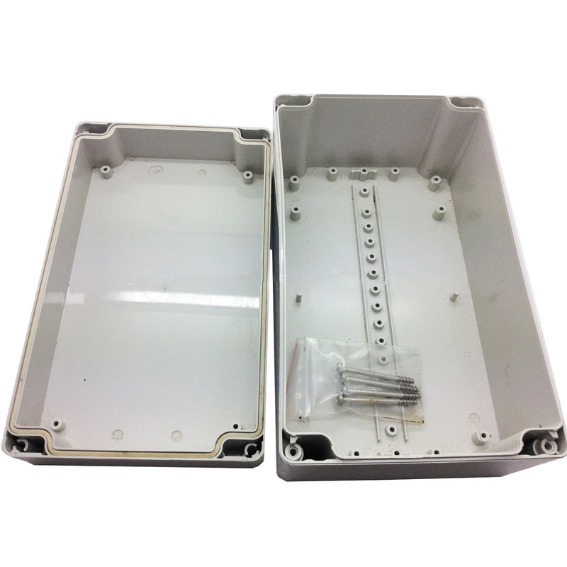 Enclosure with Lid IP55 Gray 200mmx120mmx95mm