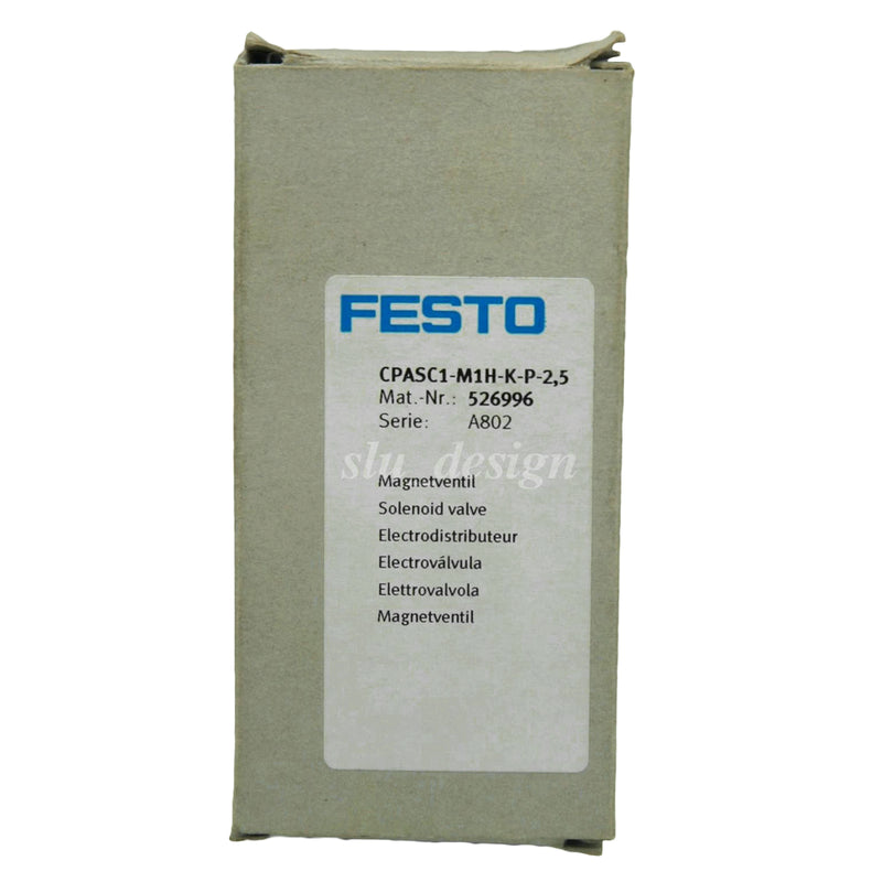 Festo Solenoid Valve 24VDC CPASC1-M1H-K-P-2.5