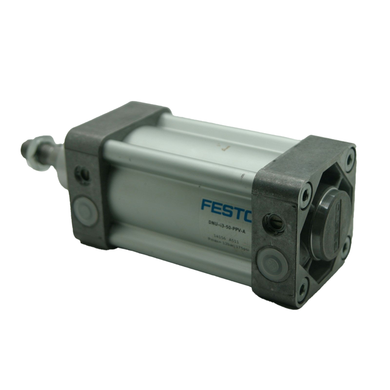 Festo Pneumatic Cylinder 63mm Bore Size 14156 A511 DNU-63-50-PPV-A