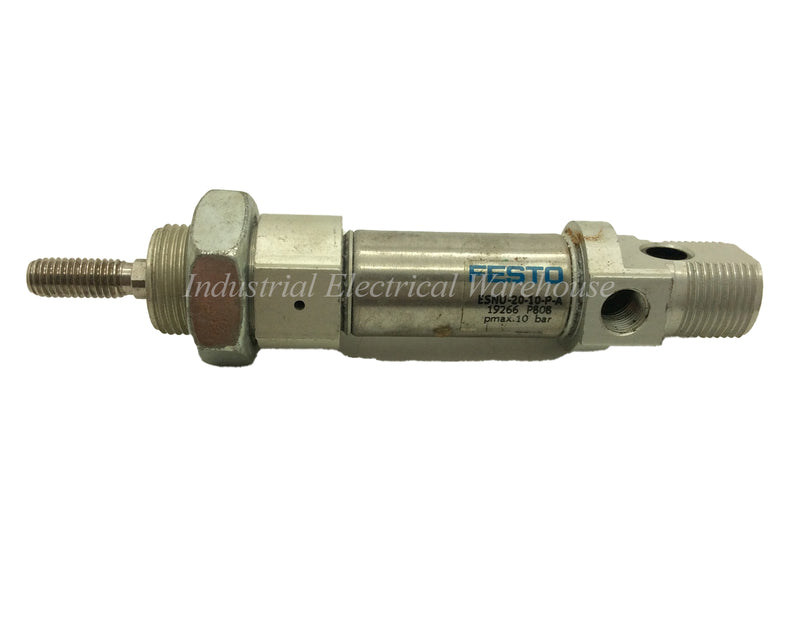 Festo Pneumatic Piston Rod Cylinder Single Acting 20mm Bore ESNU-20-10-P-A