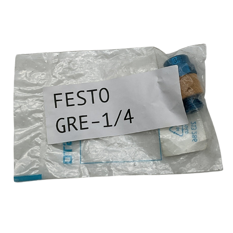Festo Exhaust Air Flow Control Valve 10352 GRE-¼