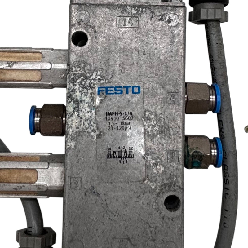 Festo Pneumatic Solenoid Valve with Coil MSFG-24/42-50/60 24VDC JMFH-5-1/4