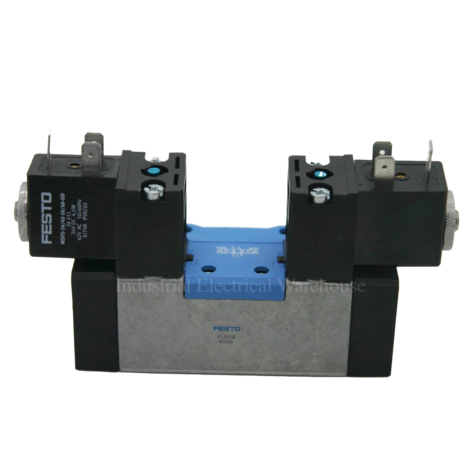 Festo Solenoid Valve MFH-5/3E-D-1-C with Coil MSFG-24/42-50/60-OD
