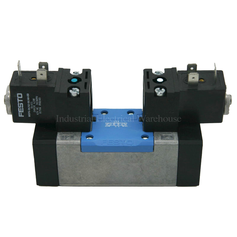 Festo Solenoid Valve MFH-5/3E-D-1-C with Coil MSFG-24/42-50/60-OD