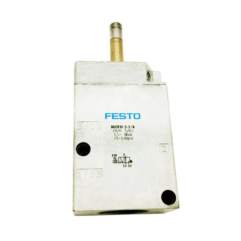 Festo Solenoid Valve 800 l/min 1,5 - 8 bar 7876 MOFH-3-¼