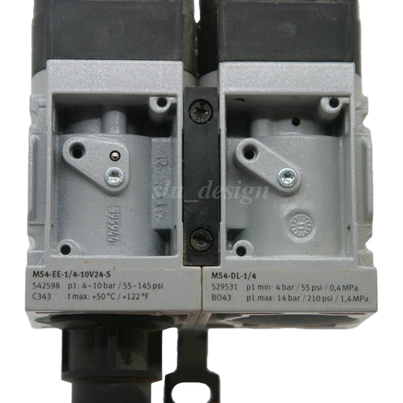 Festo Valve Assembly MS4-EE-1/4-10V24, MS4-EE-1/4-10V24-S or MS4-DL-1/4 MSB4-1/4:D4A1-WP