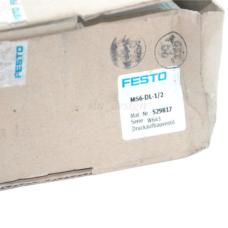 Festo Pressure Build-Up Valve MS6-DL-1/2