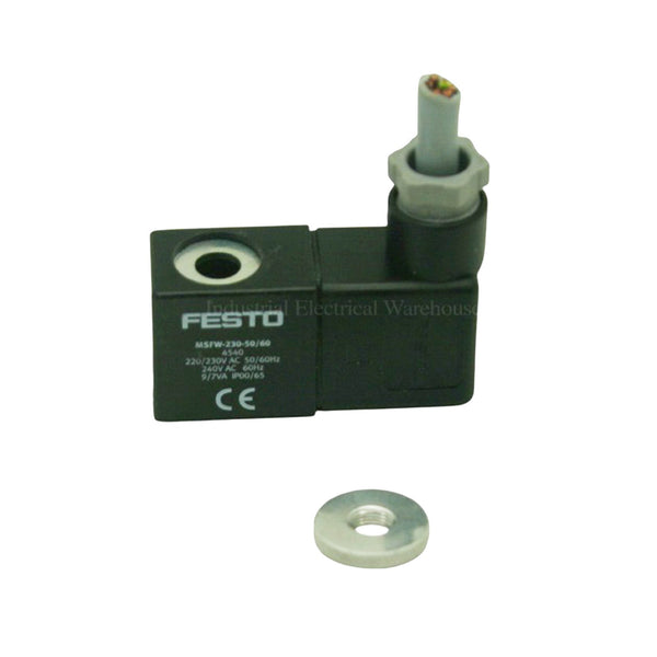 Festo Solenoid Coil 3 Pin IP65 4540 MSFW-230-50/60