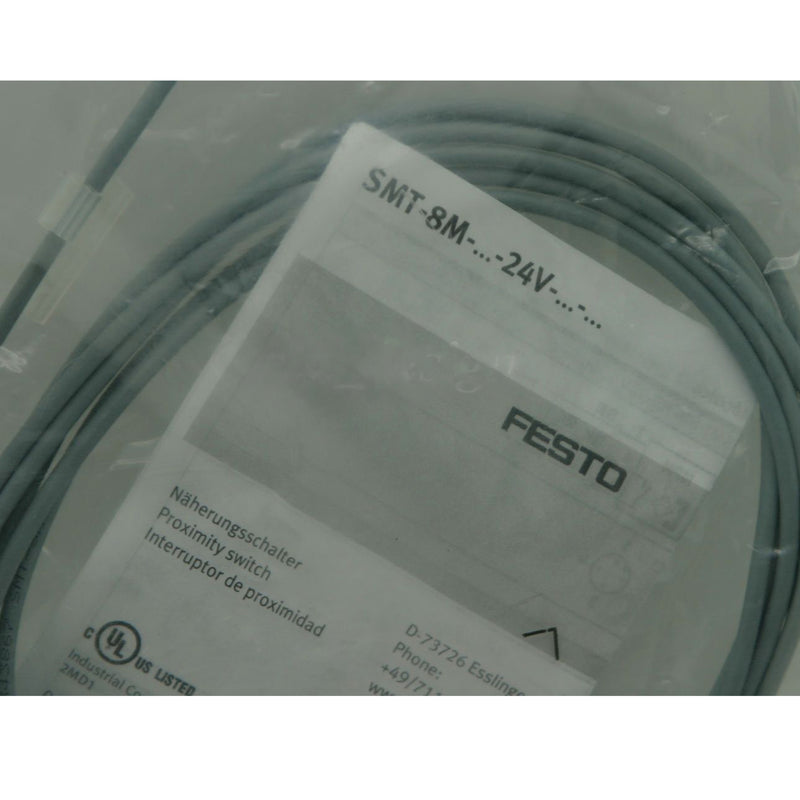 Festo Proximity Sensor 3 Pin 24V SMT-8M-PS-24V-K-2.5-OE