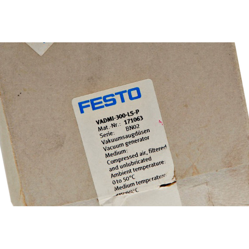 Festo Vacuum Generator T-Shape 2-8Bar 171063 VADMI-300-LS-P