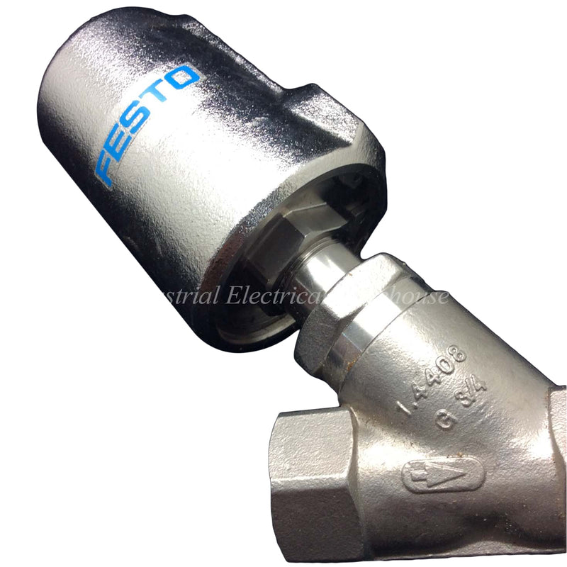 Festo Angle Seat Valve VZXF-L-M22C-M-A-G34-180-M1-V4V4T-50-20