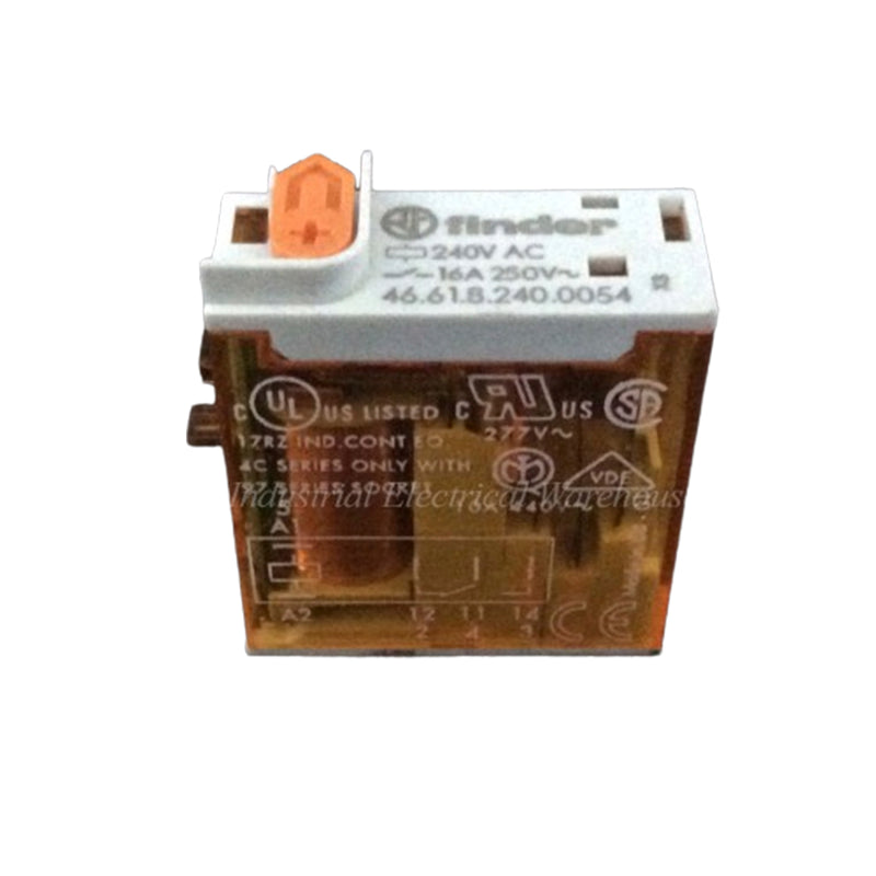Finder Miniature Industrial Relay 16A 240VAC Coil 46.61.8.240.0054