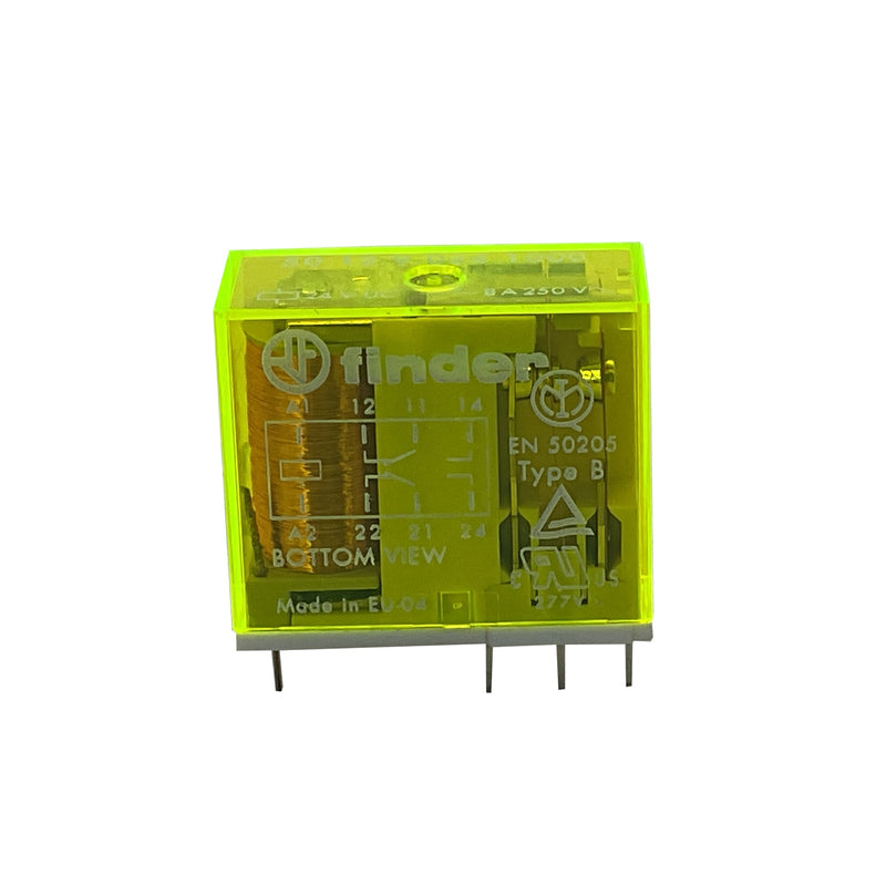 Finder Relay Through Hole 250V 8 Pins DPDT 50.12.9.024.1000