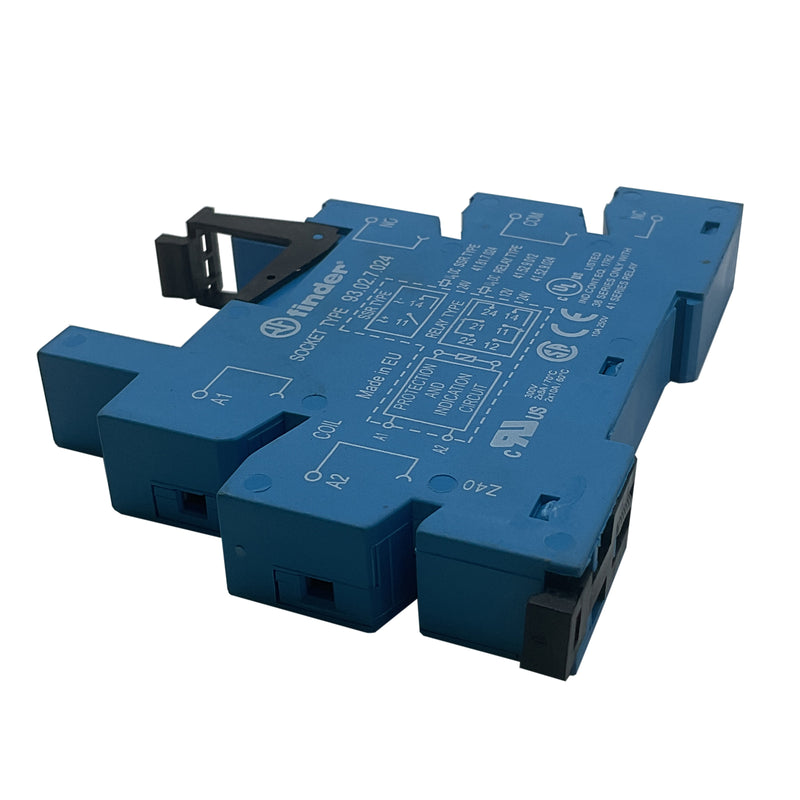 Finder Relay Socket DIN Rail 24VDC 24V DC 93.02.07.024