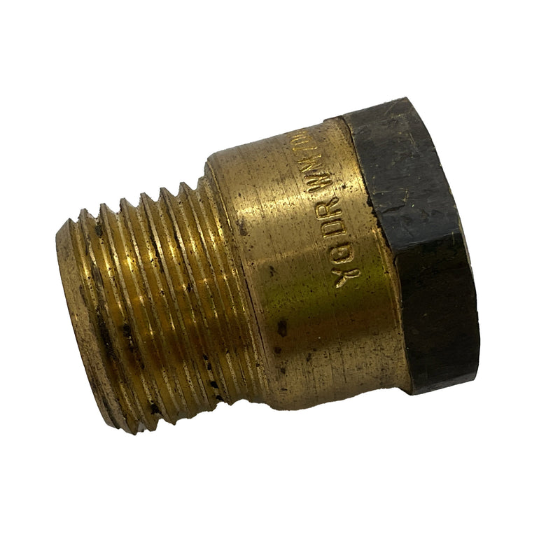 Fitting Adapter Male to Female BSP Brass 1/2" to 1/2"