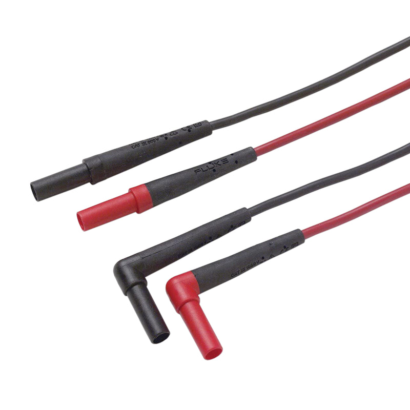 Fluke Insulated Test Lead Extender Suregrip Series 10A Red / Black TL224