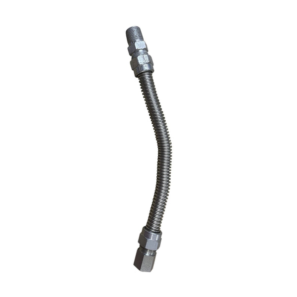 Gas Line Flexible Hose Connector Stainless Steel 300mm L x 25mm (½”)