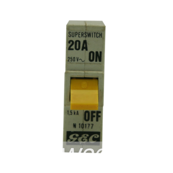 GEC Superswitch Circuit Breaker 250V 8A 1.5kA N10177