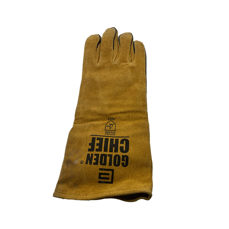 Golden Chief Welding Gloves Leather 406mm Gold 4223