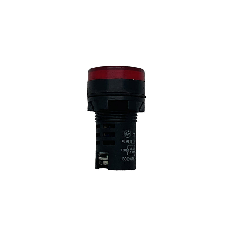 Giovenzana Indicator Light 220V AC Red PLML1L220