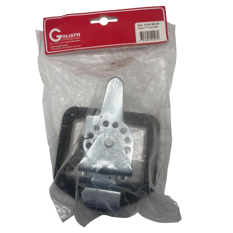 Goliath Key Lockable Drop T-Lock Stainless Steel 91247-MX-GP