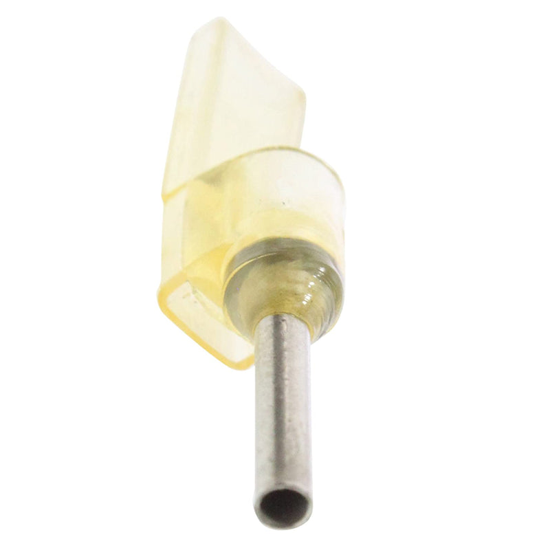Grafoplast Spark Crimp-On Pin Terminal 14mm for Cable O.D. 1mm² Yellow 711/10