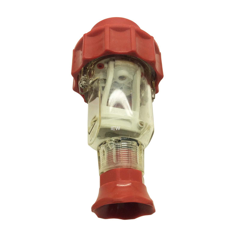 HPM Weatherproof Plug 4 Pin IP66 415V 10A Red HA66P410C