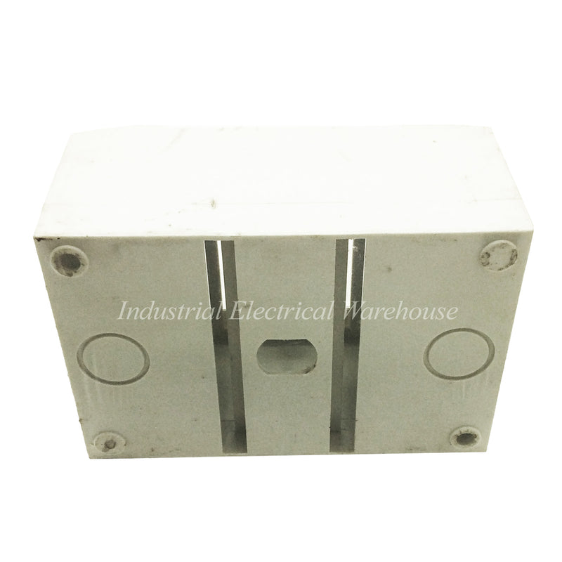 HPM Subboard Enclosure Surface Mounted 4 Way Module For Din Equipment Gray HC04S
