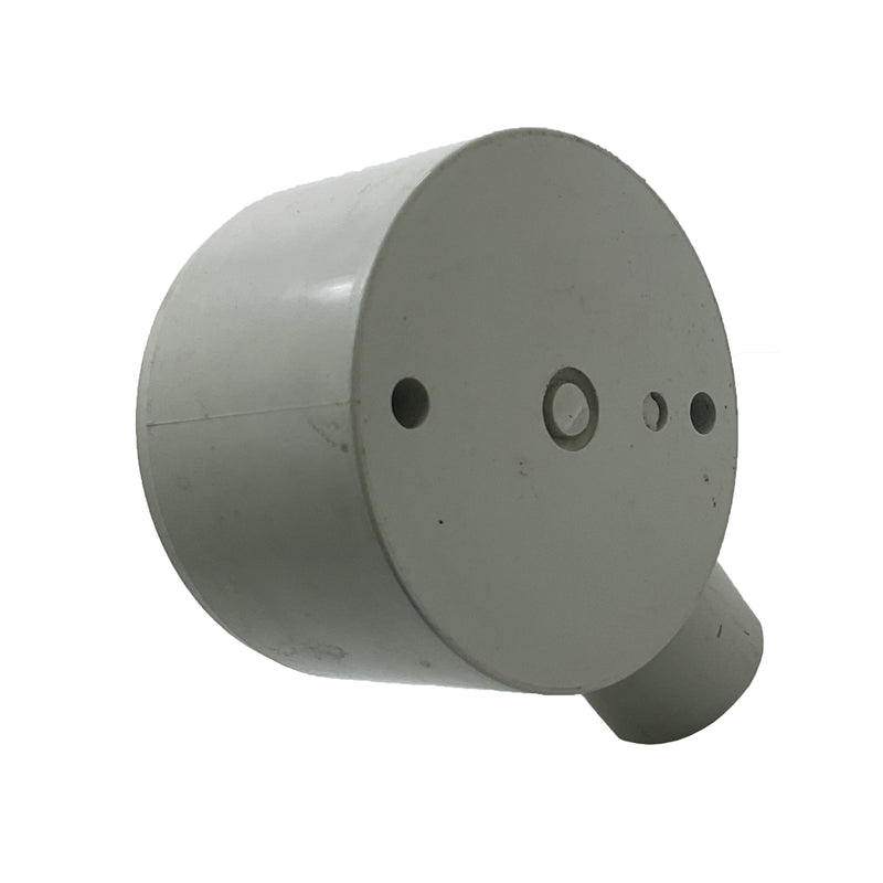 HPP Circular Junction Box 1-Way PVC Grey