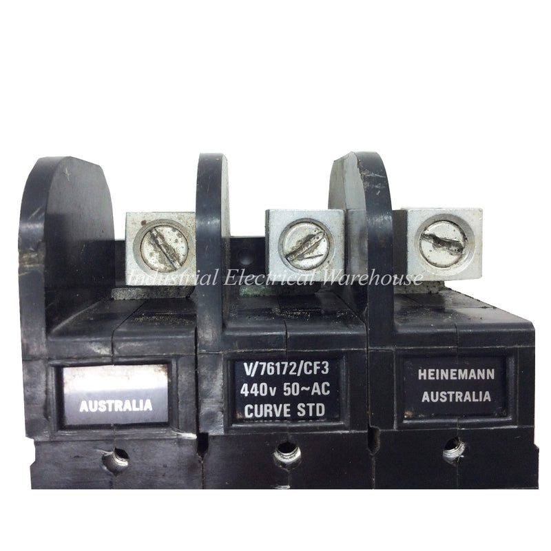 Heinemann Circuit Breaker Curve STD 440V 63A 3 Poles V/76172/CF3