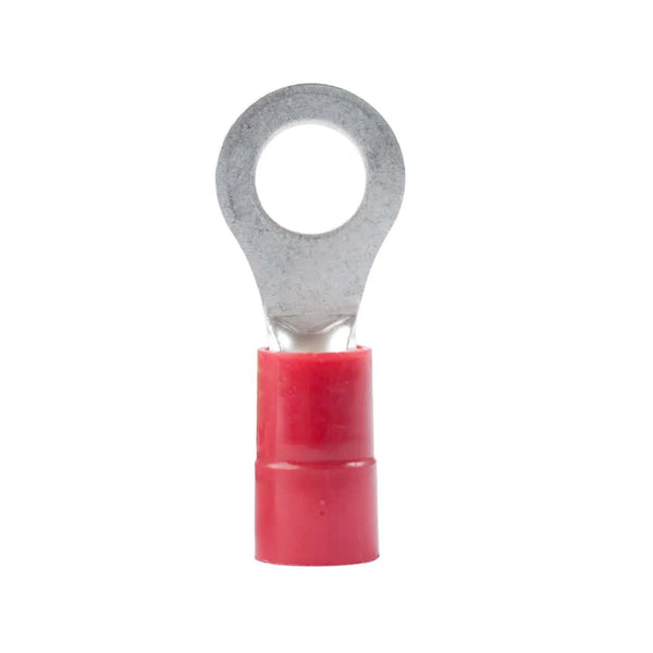 HellermannTyton Insulated Ring Terminals Red 1R5 Pack of 100