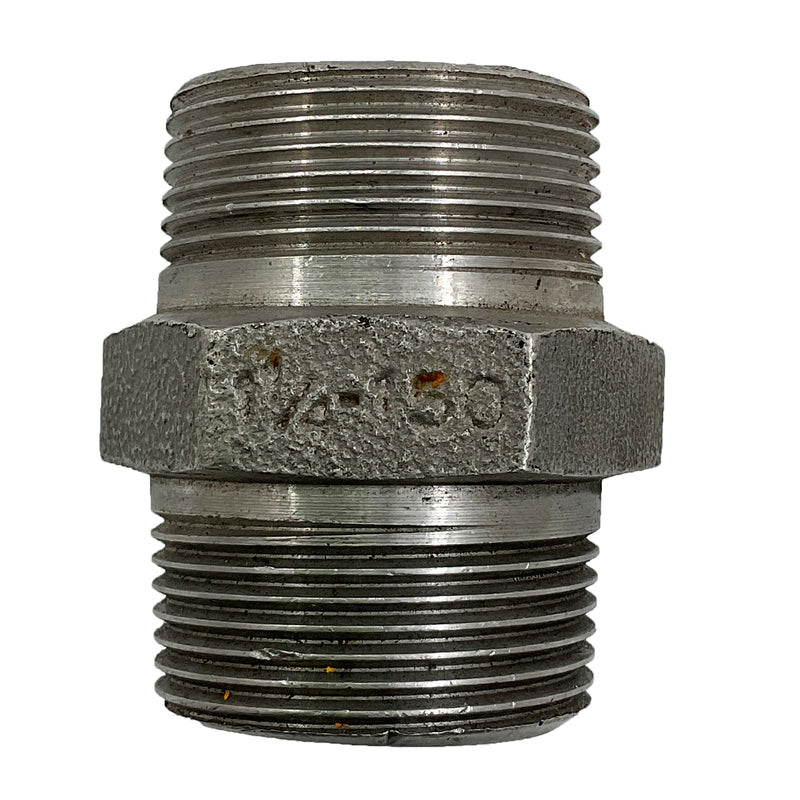 Hex Nipple BSP 316 Stainless Steel 1 1/4"