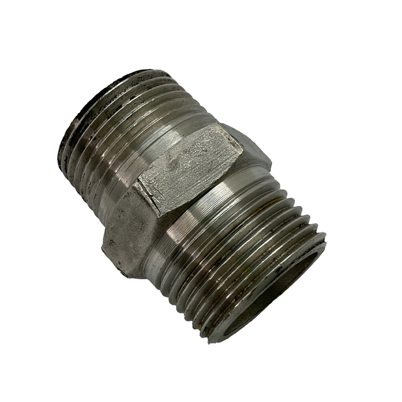 Hex Nipple BSP 316 Stainless Steel 1"