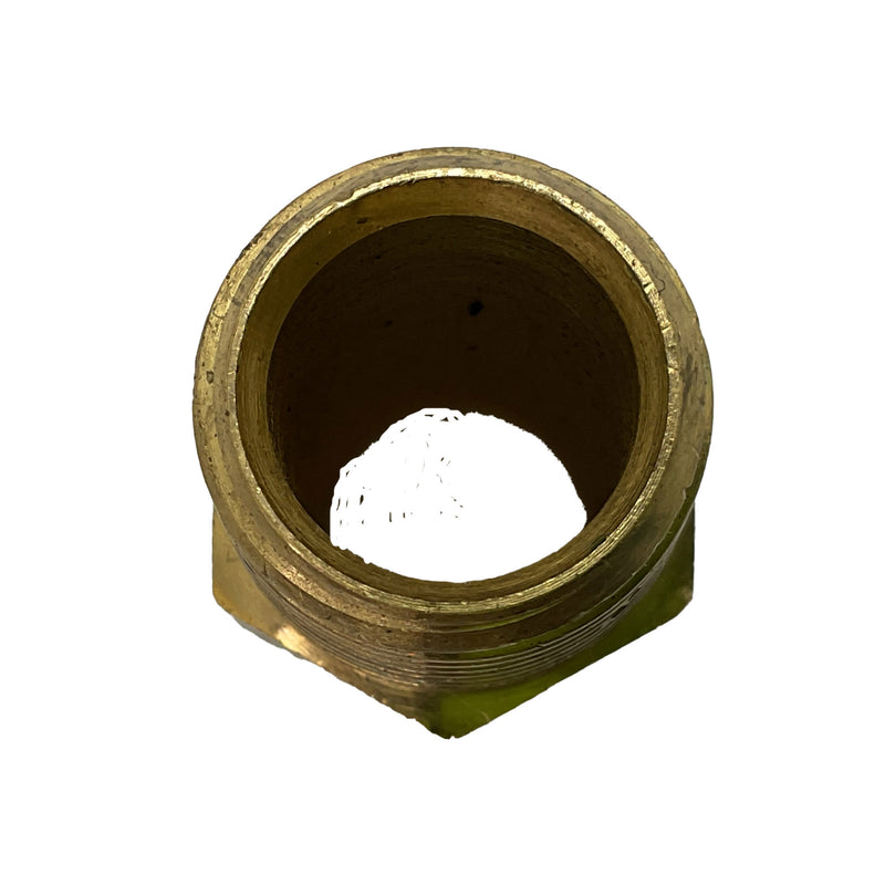 Hex Nipple BSP Brass 1/2"